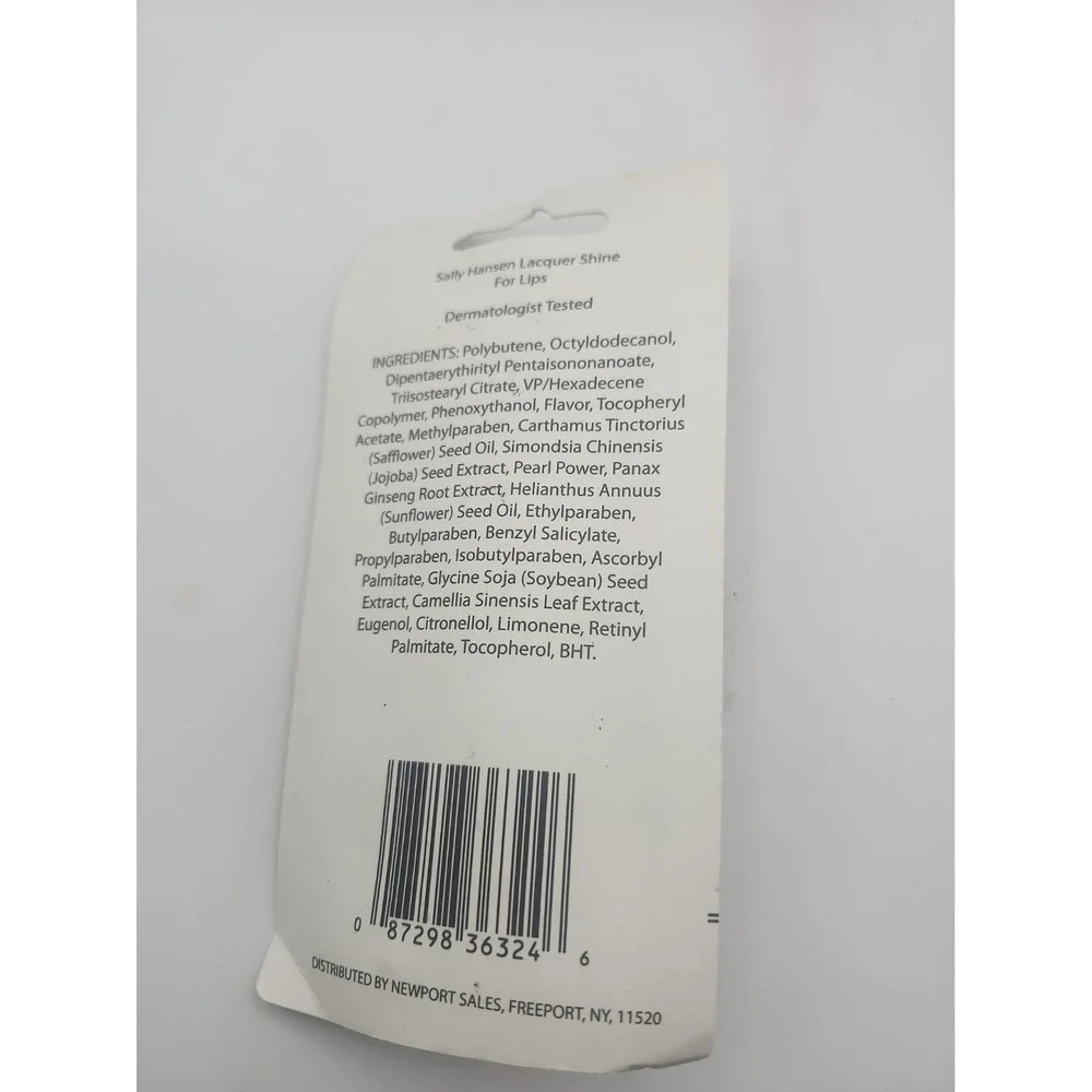 NIB Sally Hansen Lacquer Shine Lip Gloss - 6655-60 ORCHID